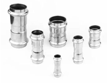 স্যানিটারি প্রেস ফিট প্লাম্বিং ফিটিং DN15mm - DN50mm নিকেল সাদা রঙ