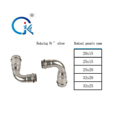 OEM স্টেইনলেস স্টীল 90 ডিগ্রী কনুই ANSI স্ট্যান্ডার্ড বিনামূল্যে নমুনা